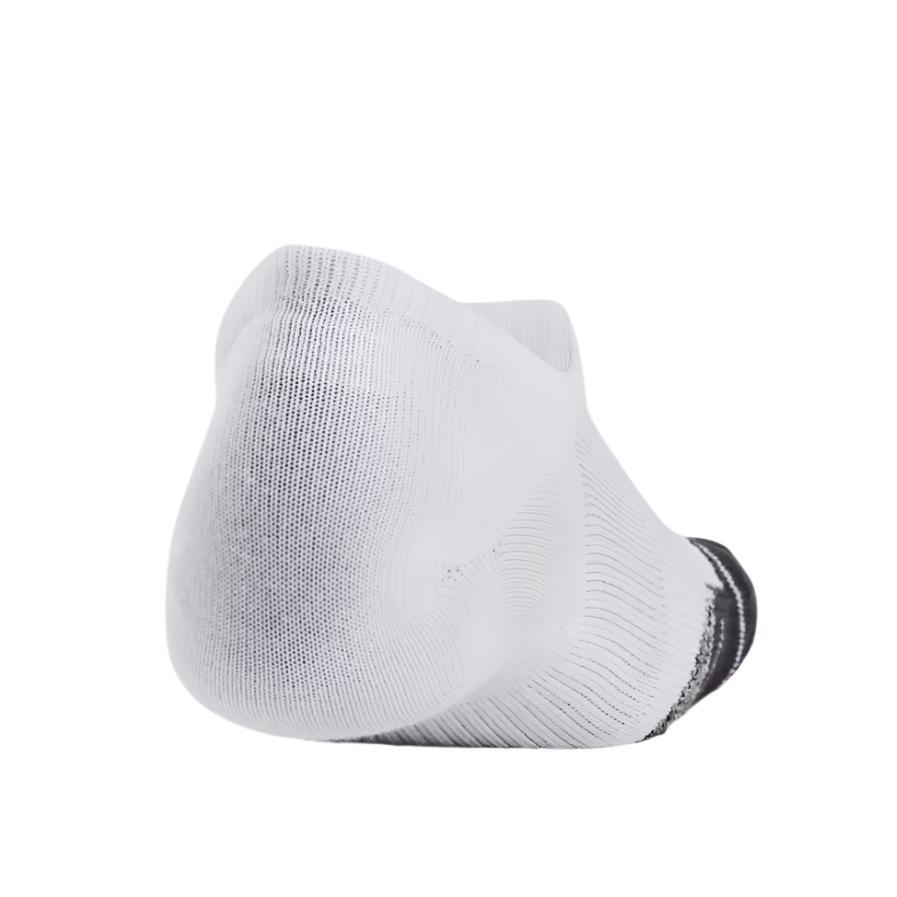 Under Armour Adults Socks 3-Pack Performance Tech Ultra Low Tab White/Jet Grey