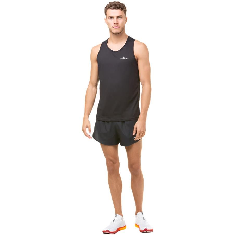 Ronhill Mens Vest Core Black/Bright White