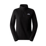 The North Face Womens 100 Glacier 1/4 Zip Black