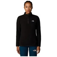 The North Face Womens 100 Glacier 1/4 Zip Black