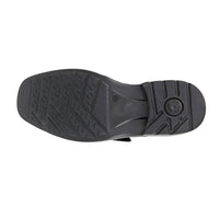 Roamers men's black leather lace-up shoe
