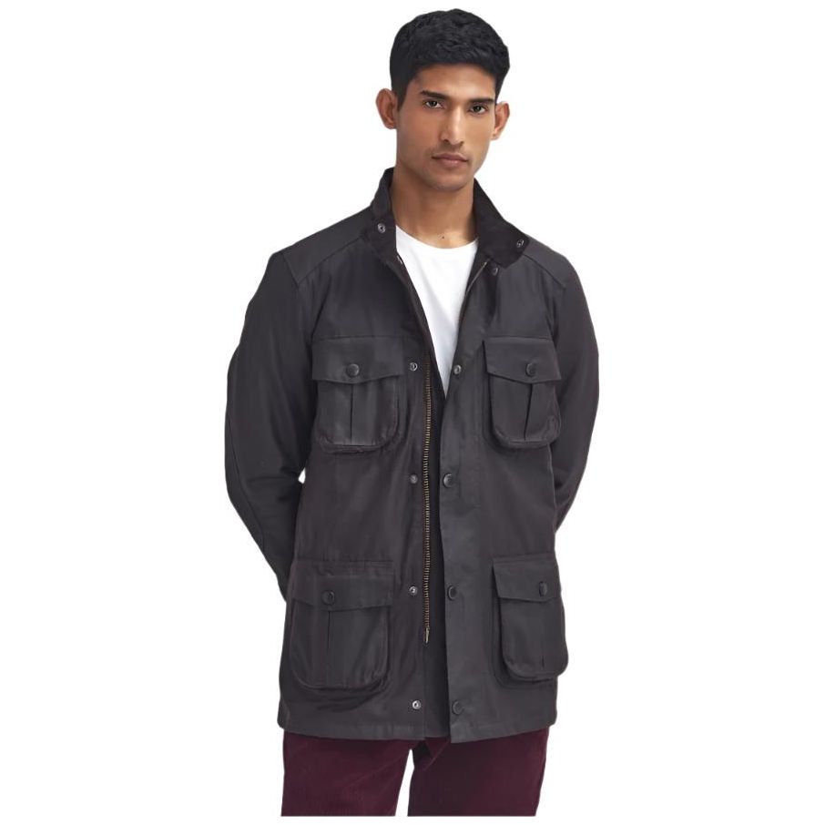 Barbour Mens Jacket Corbridge Waxed RU94 Rustic