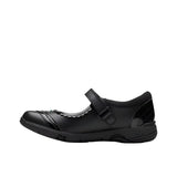 Clarks Girls Shoe Relda Spark K Black Leather