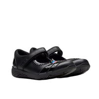 Clarks Girls Shoe Relda Spark K Black Leather