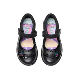 Clarks Girls Shoe Relda Spark K Black Leather