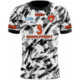 McKeever Youth Jersey Armagh GAA Official Goalkeeper 24/25 White/Black
