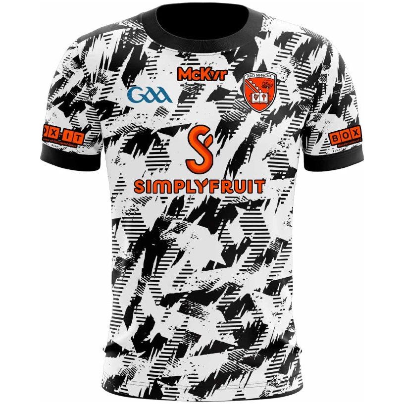 McKeever Youth Jersey Armagh GAA Official Goalkeeper 24/25 White/Black
