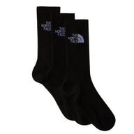 The North Face Unisex Socks 3 Pack Sport Cush Crew Black