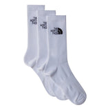 The North Face Unisex Socks 3 Pack Sport Cush Crew White