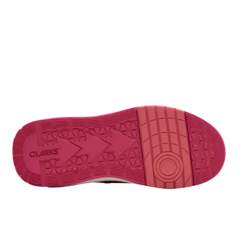 Clarks Girls Trainer Cici Star Flex K Pink Combi