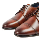 POD Mens Shoe Ralph Cognac