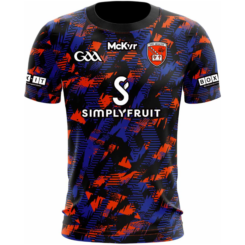 McKeever Youth Armagh Goalkeeper Jersey 24/25 Black/Blue/Orange