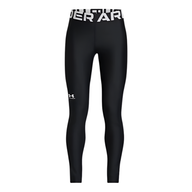 Under Armour Girls Leggings HeatGear Black/White