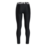 Under Armour Girls Leggings HeatGear Black/White