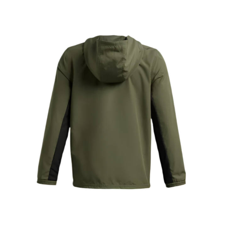 Under Armour Boys Jacket Rival Woven Marine OD Green/Black