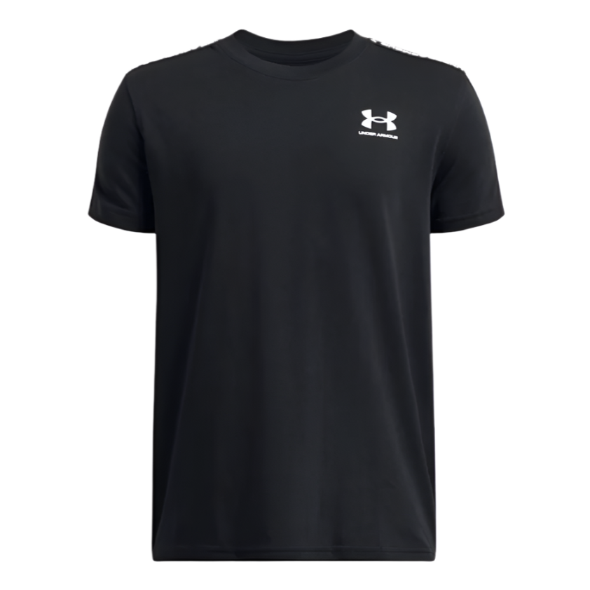 Under Armour Boys T-Shirt SS Icon Taped Black/White