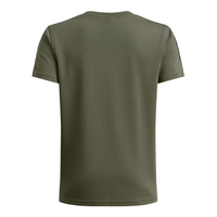 Under Armour Boys T-Shirt Icon Taped SS Marine OD Green/White