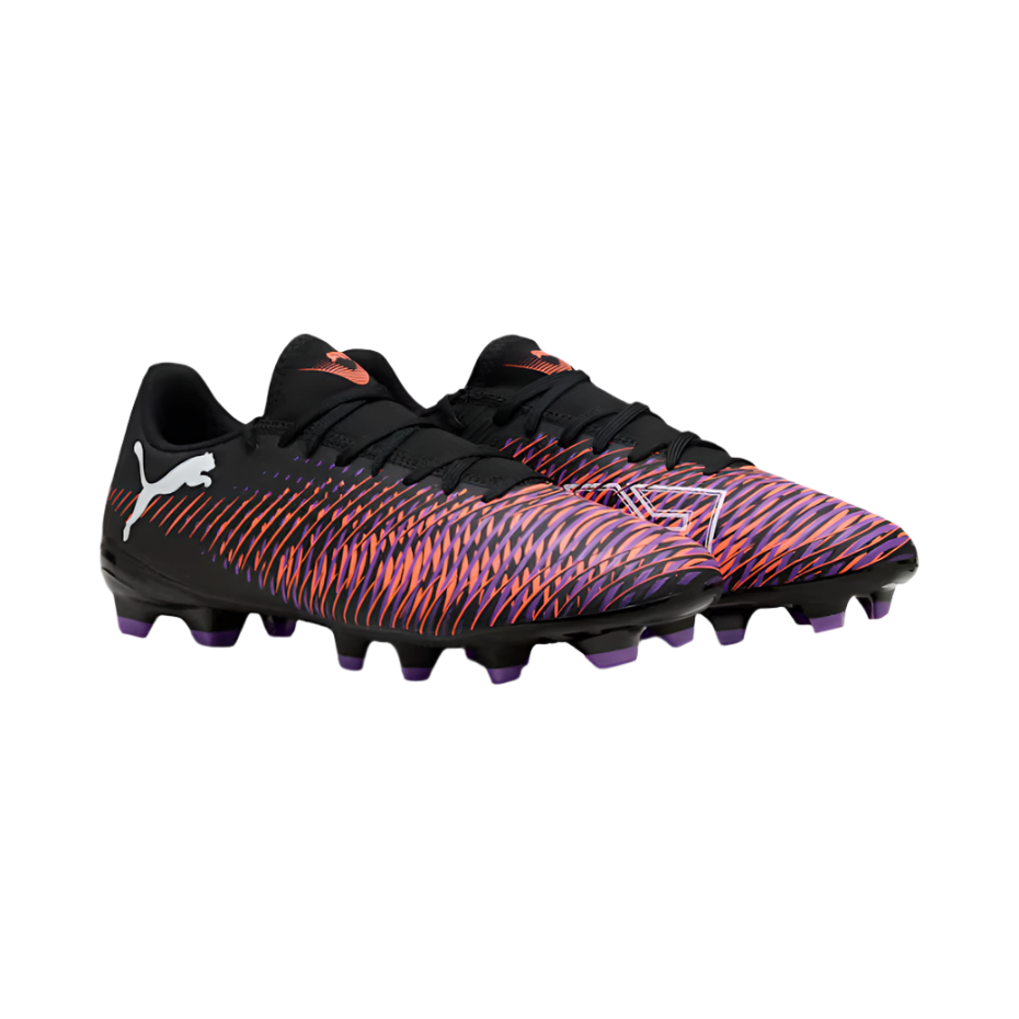 Puma Adults Football Boots Future 8 Play FG/AG Black /White/Glowing Red