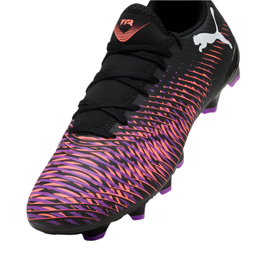Puma Adults Football Boots Future 8 Play FG/AG Black /White/Glowing Red