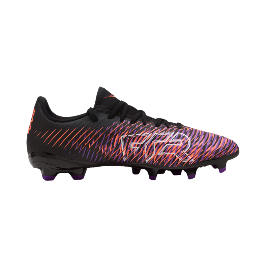 Puma Adults Football Boots Future 8 Play FG/AG Black /White/Glowing Red