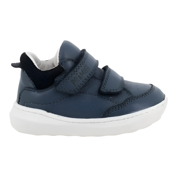 Primigi boys' blue leather shoe with velcro