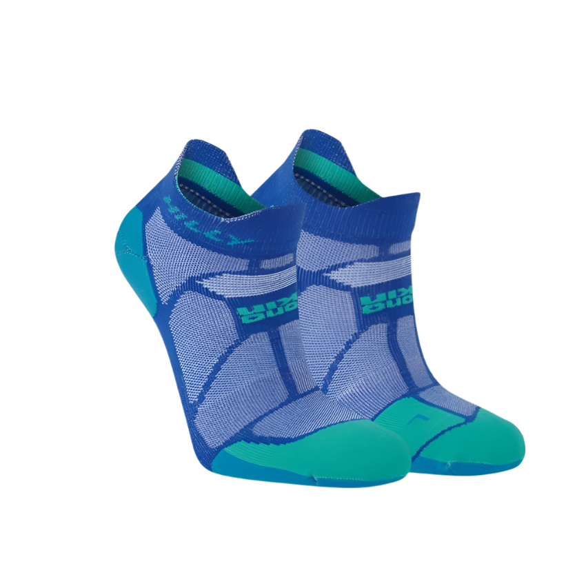 Ronhill Unisex Socks Marathon Fresh Anklet Mini Sapphire/Teal