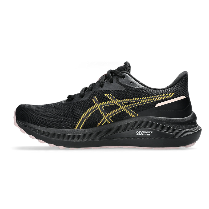 Asics Womens GT-1000 13 GTX Trainer Black/Stadium Orange