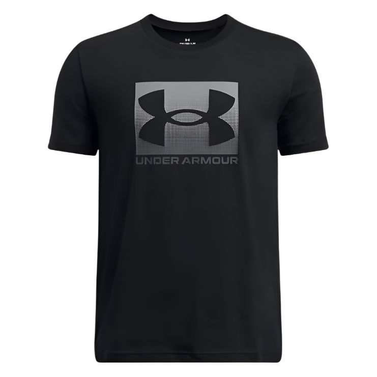 Under Armour boys' black and grey t-shirt