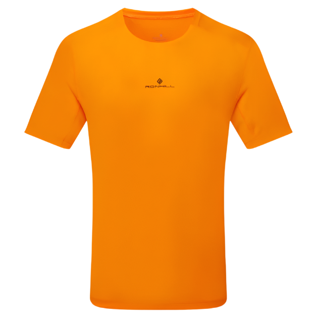 Ronhill Mens Tee Tech S/S Tangelo/Black