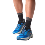 Salomon men's black and blue mesh trainer