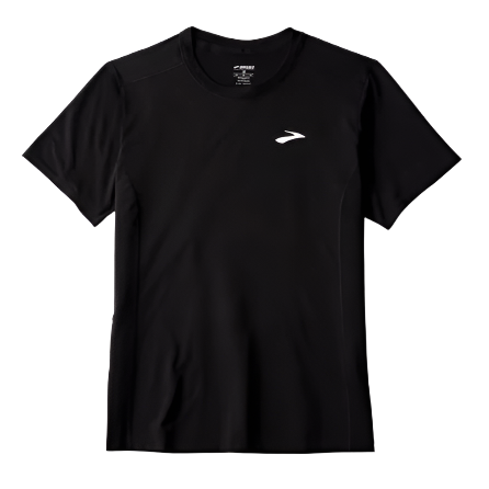 Brooks Mens Tee Atmosphere Short Sleeve 3.0 Black