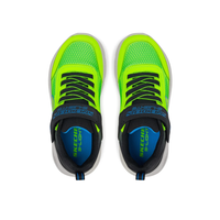 Skechers Boys Trainer S-Lights Meteor Krendox Black/Blue/Lime