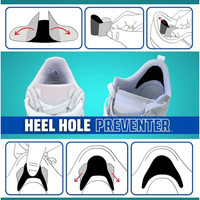 Trainer Armour Big Heel Hole Preventer Black