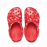 Crocs Girls Sandal Classic Valentine’s Day Clog K Cherry Red