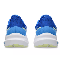 Asics boys' white and blue mesh trainer