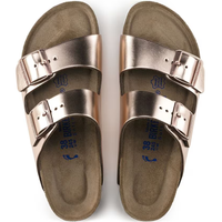 Birkenstock Womens Sandal Arizona BS Metallic Copper
