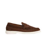 Tommy Hilfiger Mens Shoe Nubuck P Loafer Legacy Brown