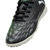 Puma Junior Astro Turf Boots Future 8 Play TT Black/Cool Gray/Fluorescent Green