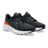 Asics kids' black lace-up trainer