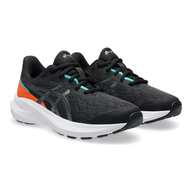 Asics kids' black lace-up trainer