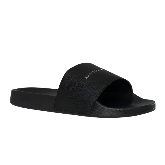 Tommy Hilfiger Mens Slider NYC Pool Slide Black