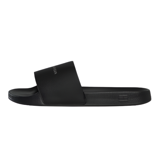 Tommy Hilfiger Mens Slider NYC Pool Slide Black
