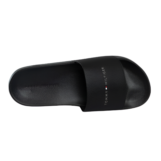 Tommy Hilfiger men's black slip-on footwear