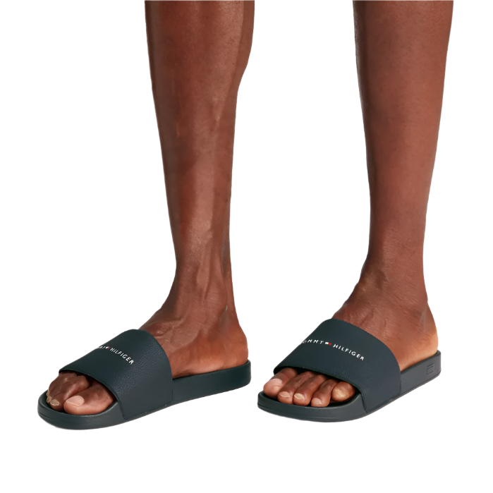 Tommy Hilfiger Mens Slider NYC Pool Slide Desert Sky