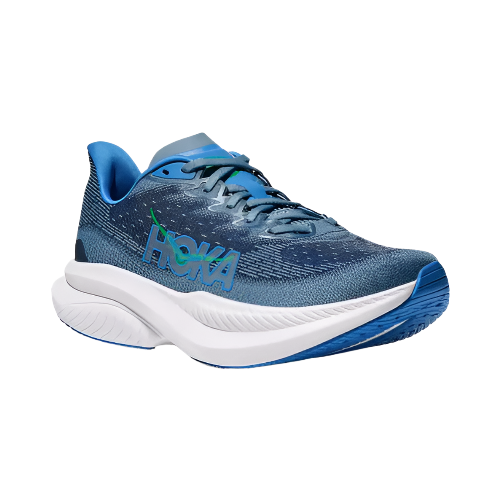 Hoka Mens Trainer Mach 6 Downpour/Thunder Cloud