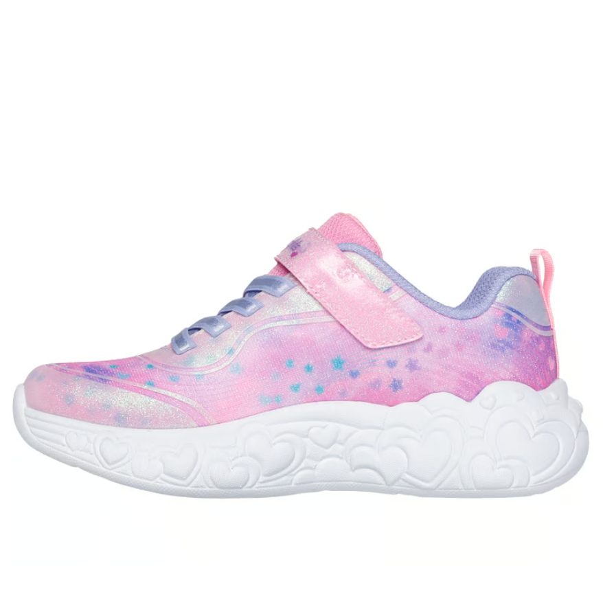 Skechers Girls Trainer S Lights Eternal Heart Lights Light Pink/Multi