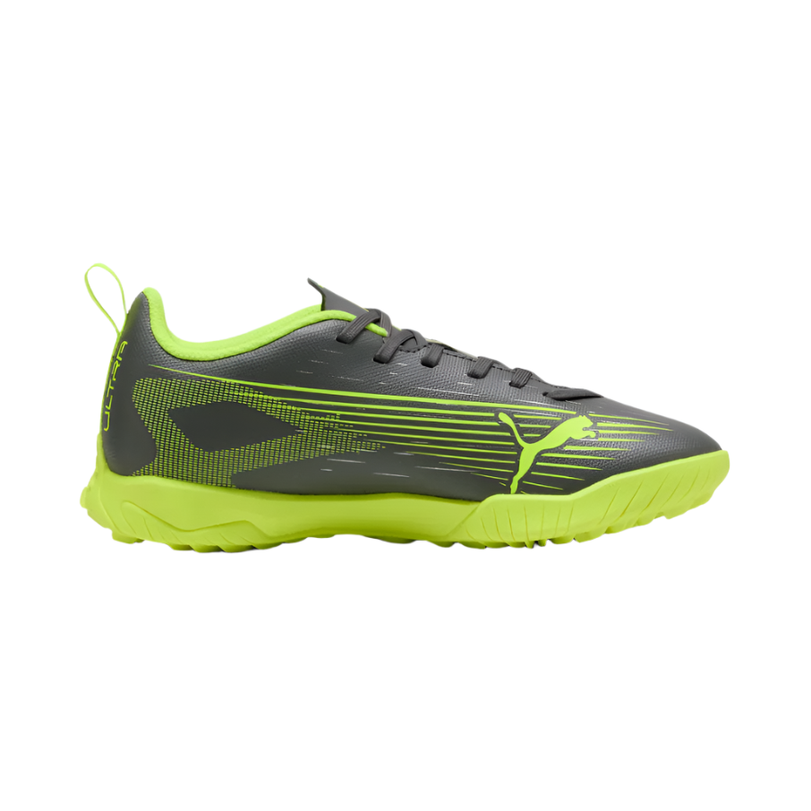 Puma Junior Trainer Ultra 5 Play TT 03 Matte Aged Silver/Yellow Alert/Puma Aged Silver