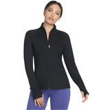 Skechers women's black jacket with zip