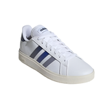 Adidas Mens Trainer Grand Court Base 2.0 Cloud White/Dark Blue/Semi Lucid Blue
