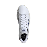 Adidas Mens Trainer Grand Court Base 2.0 Cloud White/Dark Blue/Semi Lucid Blue